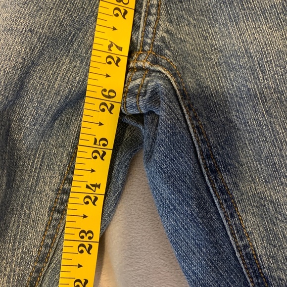 BONGO girls distressed patch unique vintage 90’s Denim Jeans 11 bootcut lowrise - Picture 8 of 12